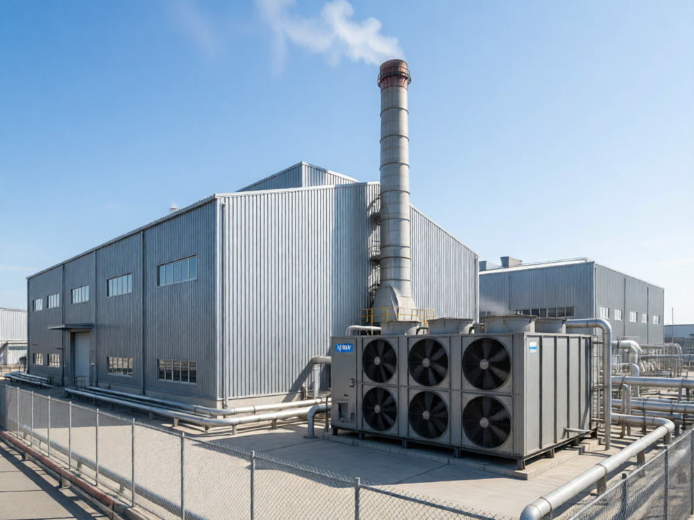 Снижение уровня шума системы выхлопа газотурбинной установки