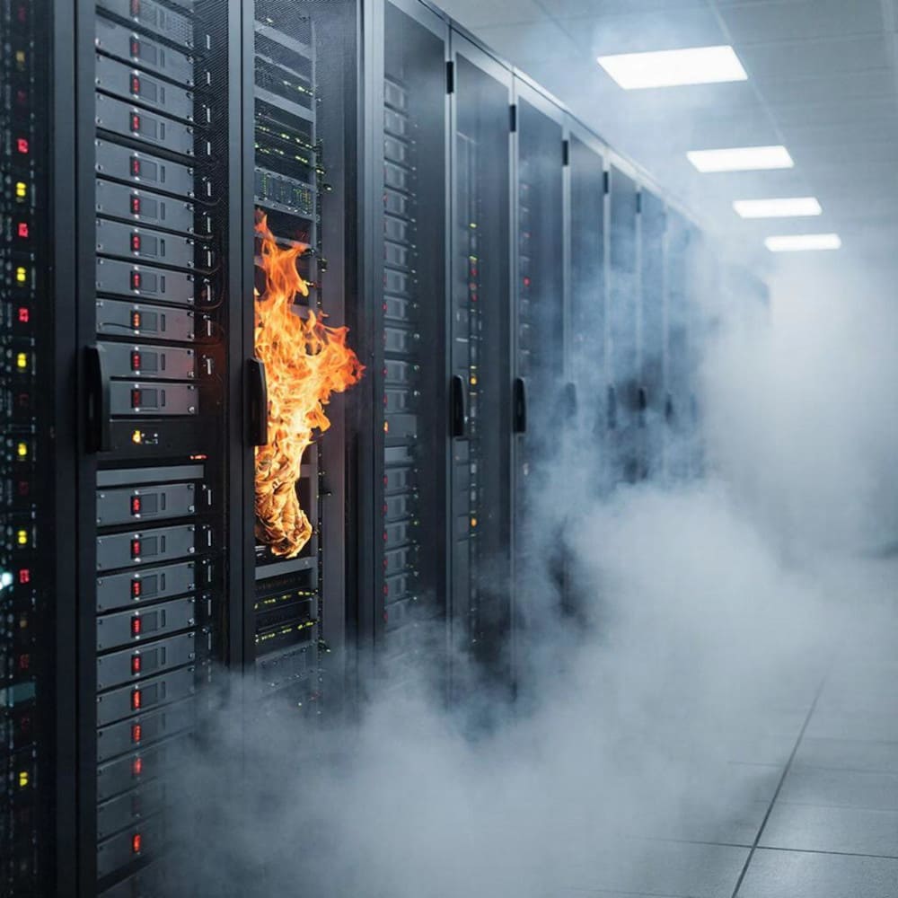 CFD-моделирование пожара в машинном зале ЦОД